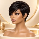 Human Hair Pixie