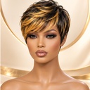 Human Hair Pixie Blend