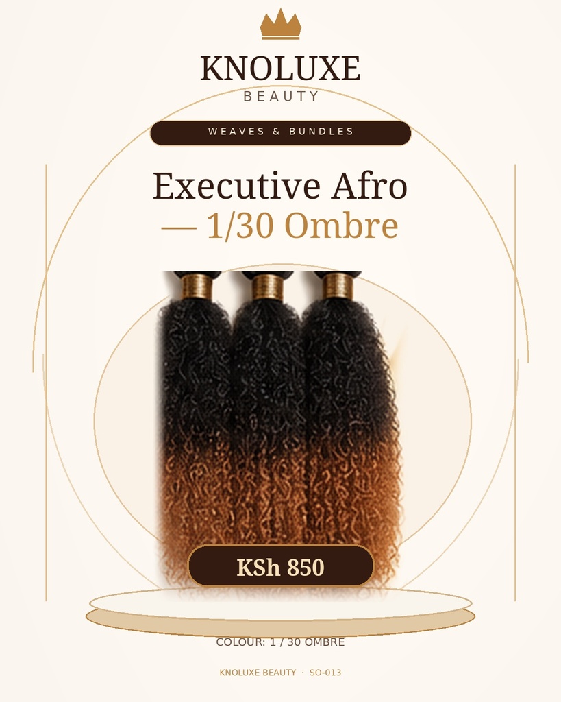 Executive Afro — 1/30 Ombre
