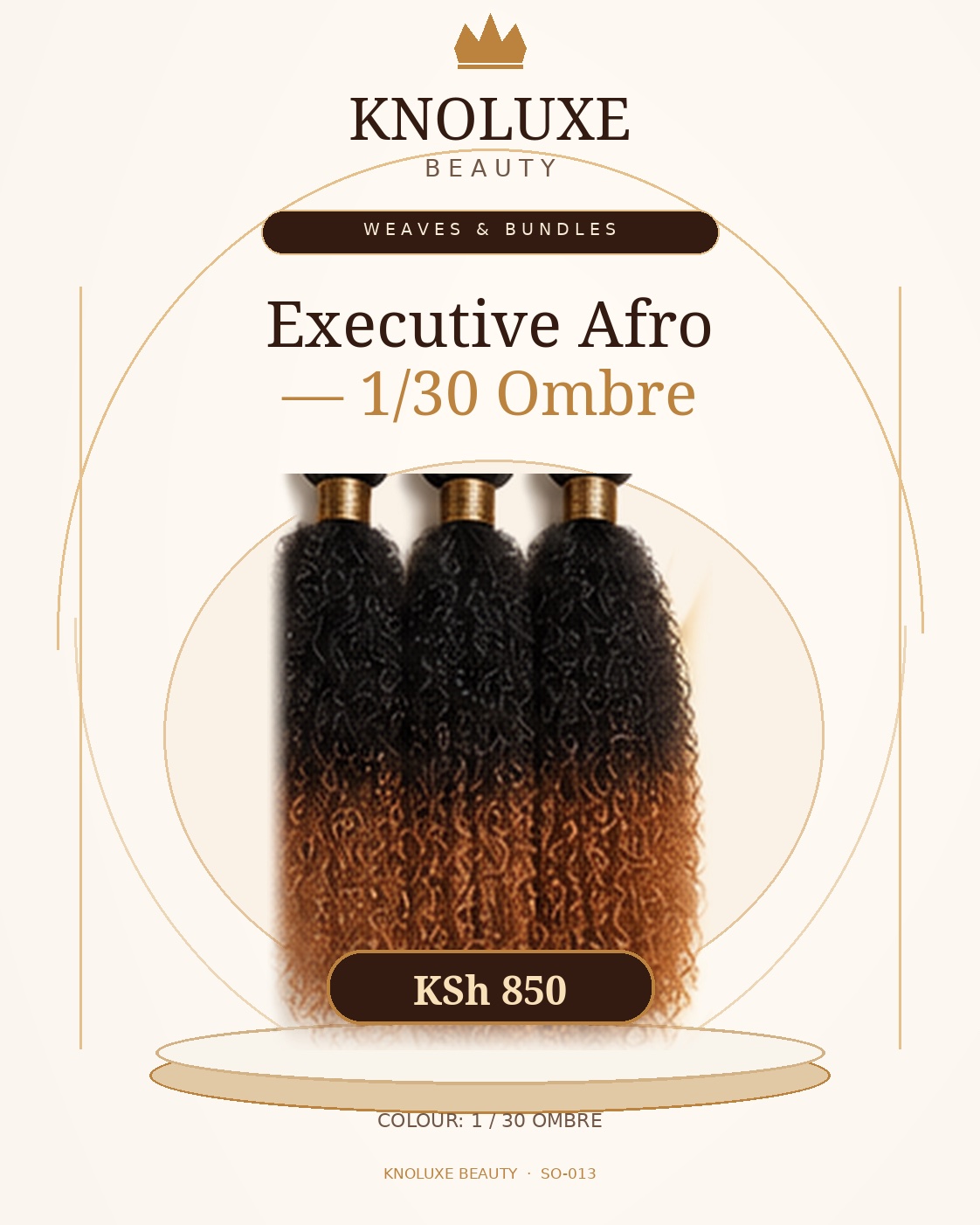 Executive Afro — 1/30 Ombre