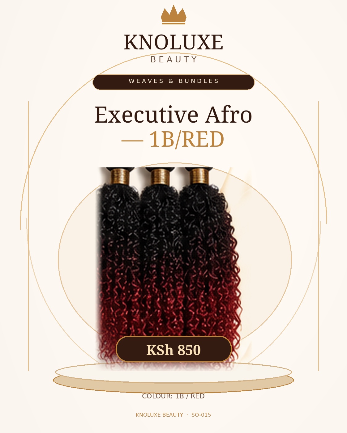Executive Afro — 1B/RED