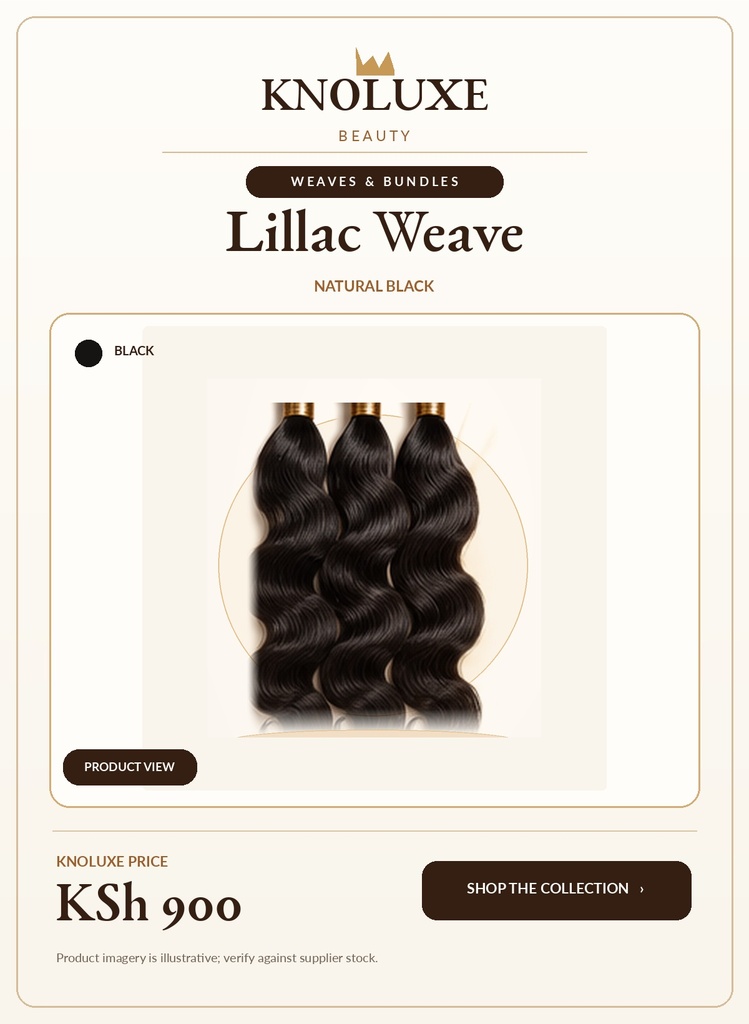 Lillac Weave — Black