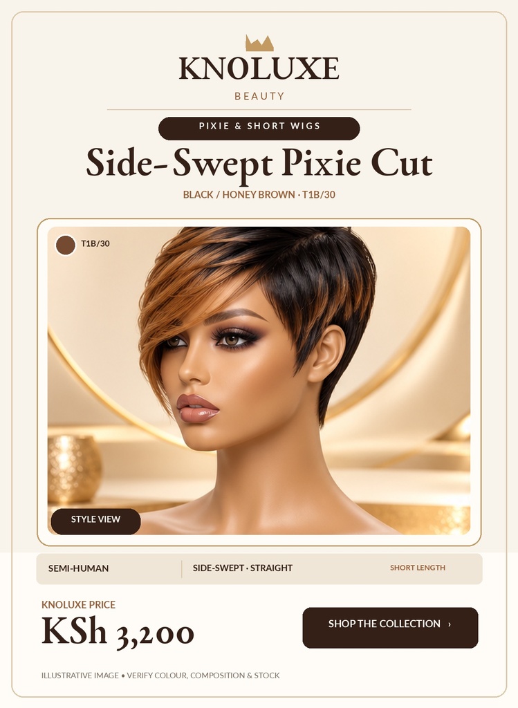 Side-Swept Pixie Cut