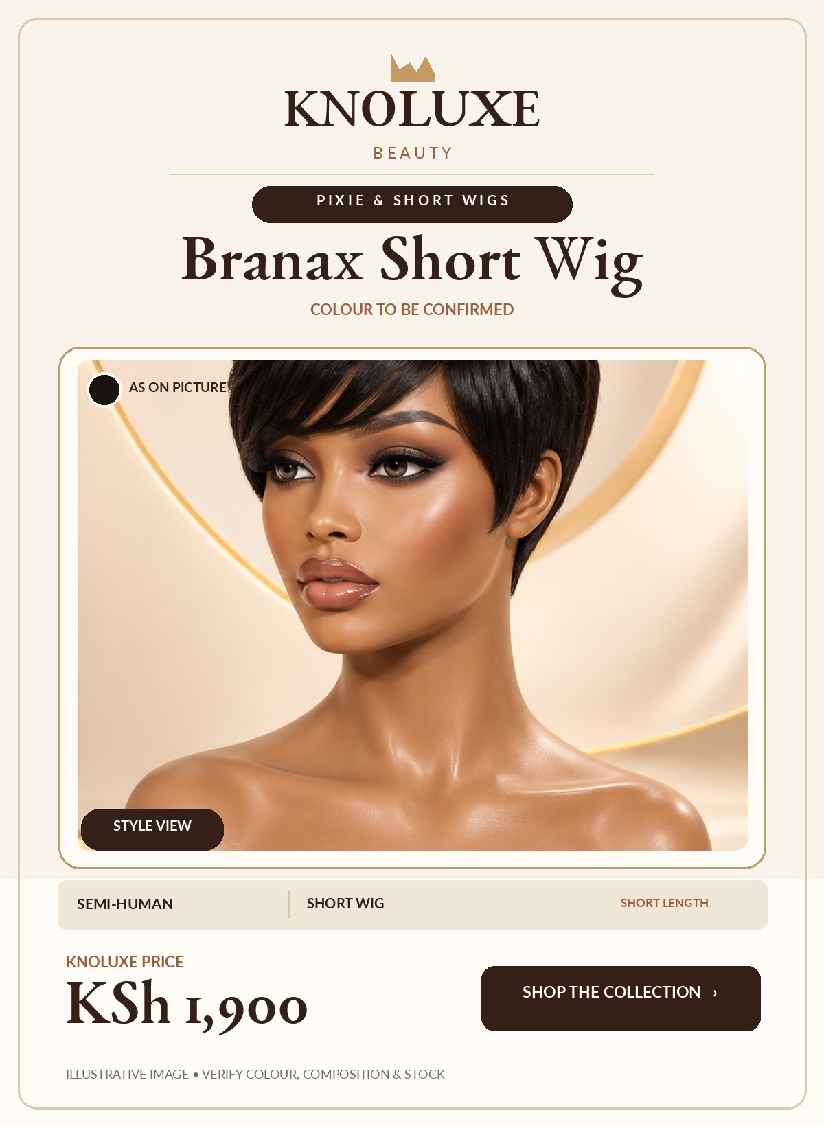 Branax Short Wig