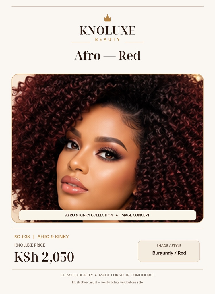 Afro — Red