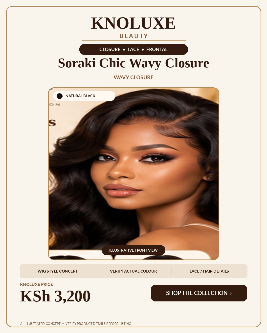 Chic Wavy Closure