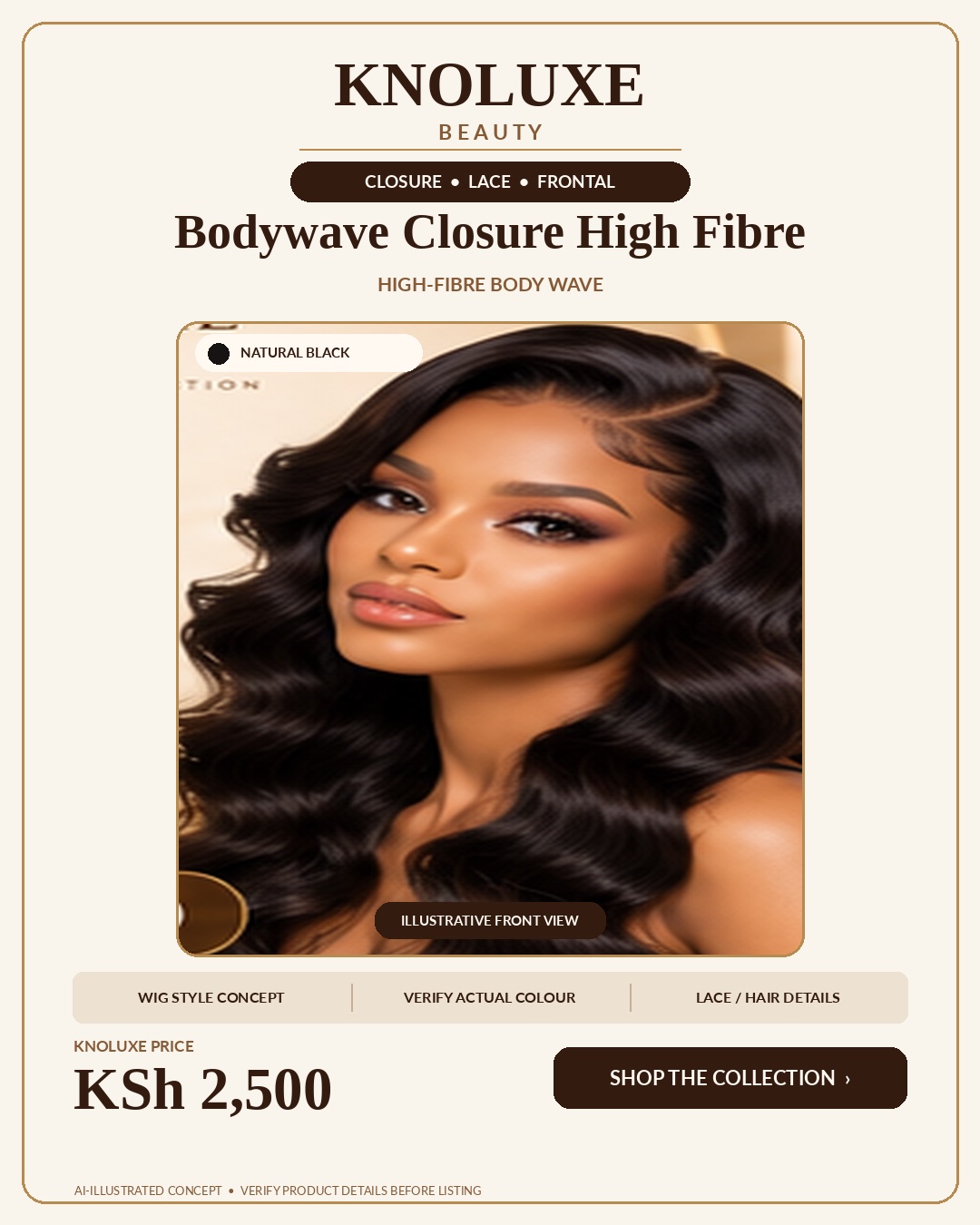 Bodywave Closure High Fibre