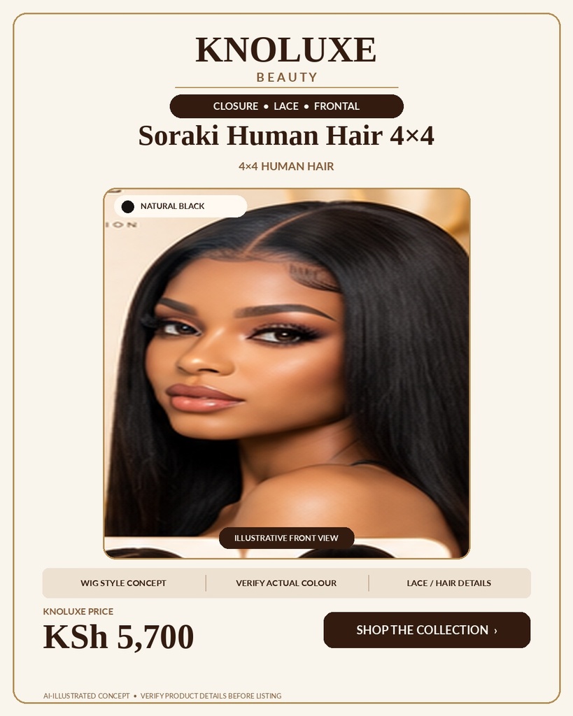Human Hair 4×4