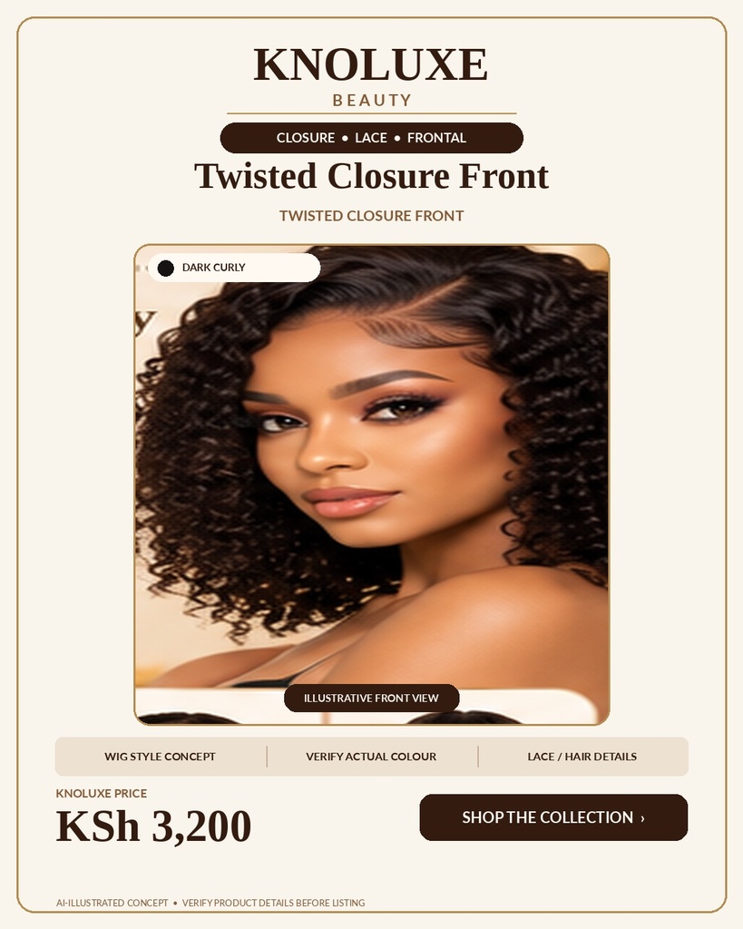 Twisted Closure Front