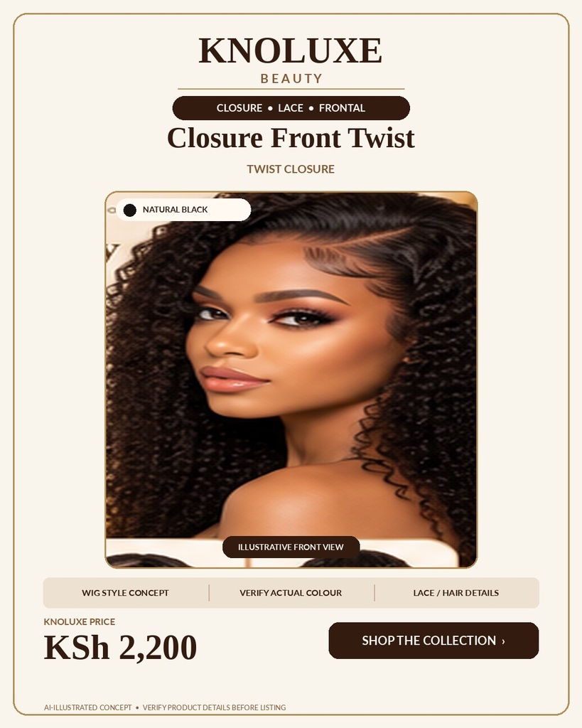 Closure Front Twist