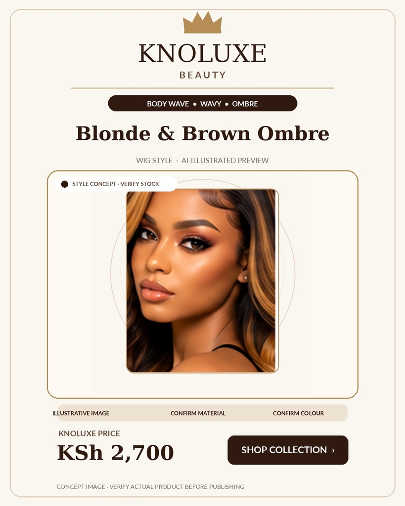 Blonde & Brown Ombre