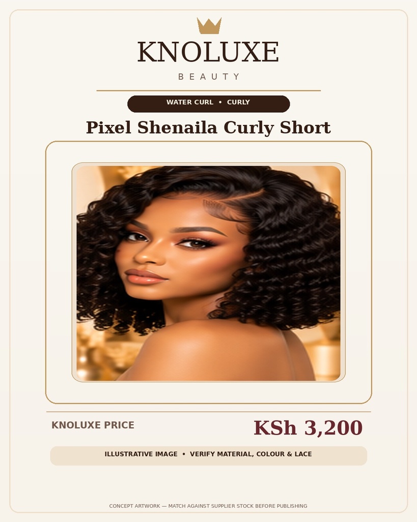 Pixel Shenaila Curly Short