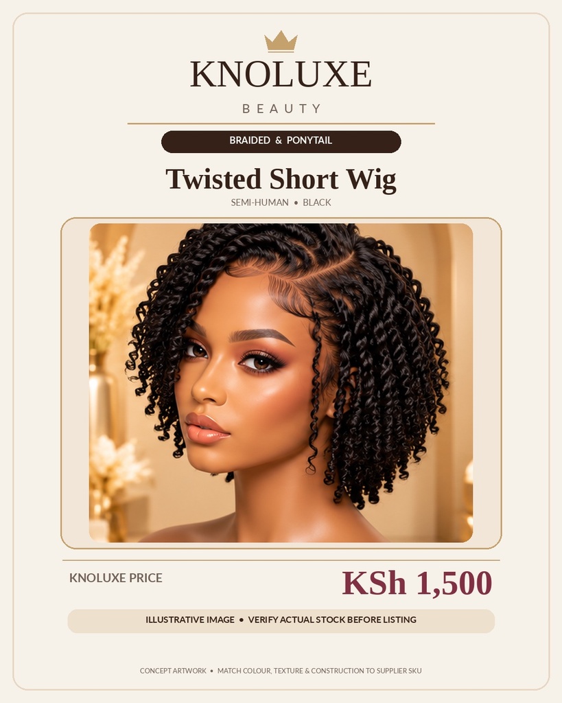 Twisted Short Wig